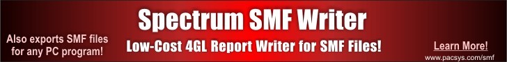 Spectrum SMf Writer - the 4GL SMF Report Writer.