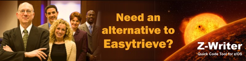 Need an Alternative to CA Easytrieve on your Mainframe. You need z/Writer's ZWEASY.