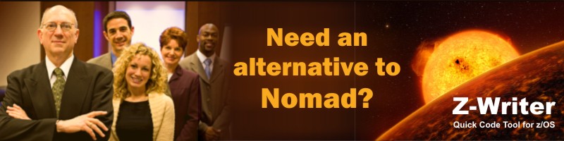 Need an alternative to NOMAD on your Mainframe. You need z/Writer.