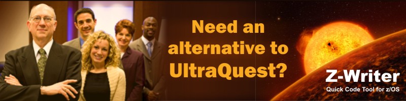 Need an alternative to UltraQuest on your Mainframe. You need z/Writer 4GL.