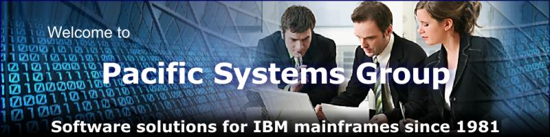 Bem-vindo ao Pacific Systems Group, 
fabricante de solues de software para mainframes IBM desde 1981.